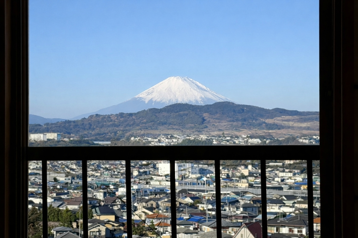 売買・中古】～丘の上の家。町を見下ろし、富士山を望む。1,080万円